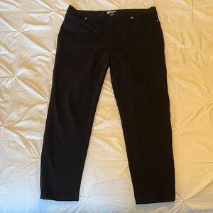 Isaac Mizrahi Black Straight Leg Pants